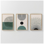 Πίνακας Kertia Pakoworld Τρίπτυχος με Ψηφιακή Εκτύπωση και Πλαίσιο 33x1.5x48εκ