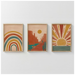 Πίνακας Jecko  Pakoworld Τρίπτυχος με Ψηφιακή Εκτύπωση και Πλαίσιο 33x1.5x48εκ