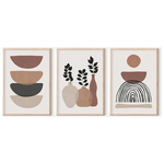 Πίνακας Yenia  Pakoworld Τρίπτυχος με Ψηφιακή Εκτύπωση και Πλαίσιο 33x1.5x48εκ