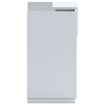 Γραφείο Reception Lotus Pakoworld σε Λευκή Απόχρωση  140x70x110εκ