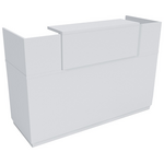 Γραφείο Reception Lotus Pakoworld σε Λευκή Απόχρωση  180x70x110εκ