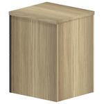 Συρταριέρα Επαγγελματική Τροχήλατη Lotus Pakoworld 3ων Συρταριών σε Φυσική-Ανθρακί Απόχρωση 40x44x61εκ