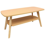 Τραπέζι Σαλονιού Komela i mdf σε Φυσική Απόχρωση 100x48x45cm