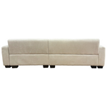 Γωνιακός Αναστρέψιμος Καναπές Erros Pakoworld Ύφασμα Μπεζ 287x161x71εκ