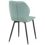 Καρέκλα Jelour Pakoworld Βελούδο σε Φυστικί Απόχρωση 46.5x60x84εκ