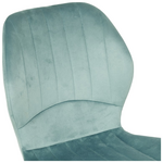 Καρέκλα Jelour Pakoworld Βελούδο σε Φυστικί Απόχρωση 46.5x60x84εκ