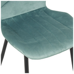 Καρέκλα Jelour Pakoworld Βελούδο σε Φυστικί Απόχρωση 46.5x60x84εκ