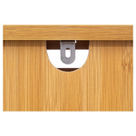 Συρταριέρα Sicela Pakoworld Μπαμπού σε Φυσική Απόχρωση 40x30x97.5εκ