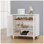 Παπουτσοθήκη-Ντουλάπι Ronan Pakoworld σε Λευκή Απόχρωση 70.5x35x66εκ