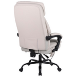Καρέκλα Γραφείου Διευθυντή Sedici Pakoworld με Μηχανισμό Massage- pu Μπεζ-Εκρού 72x63x115-123εκ