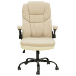Καρέκλα Γραφείου Διευθυντή Stellar Pakoworld pu σε Μπεζ-Εκρού Απόχρωση 70x77x110-119εκ