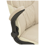 Καρέκλα Γραφείου Διευθυντή Stellar Pakoworld pu σε Μπεζ-Εκρού Απόχρωση 70x77x110-119εκ