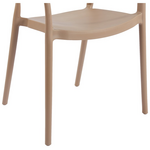 Πολυθρόνα Ankara Pakoworld Στοιβαζόμενη pp-pe Rattan σε Μόκα-Φυσική Απόχρωση 54x55.5x77εκ