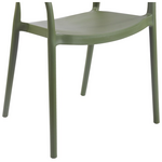 Πολυθρόνα Ankara Pakoworld Στοιβαζόμενη pp-pe Rattan σε Λαδί-Φυσική Απόχρωση 54x55.5x77εκ