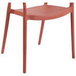 Πολυθρόνα Ankara Pakoworld Στοιβαζόμενη pp-pe Rattan σε Terracotta Απόχρωση 54x55.5x77εκ