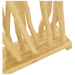 Διακοσμητικό Δαπέδου Jati Pakoworld Teak Ξύλο σε Φυσική Απόχρωση 60x20x190εκ