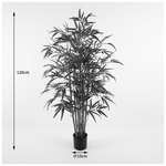 Διακοσμητικό Φυτό σε Γλάστρα Rhapis Palm Inart Πράσινο Φ60x120εκ