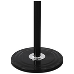 Καλόγερος Keleste Pakoworld Μέταλλο σε Μαύρη Απόχρωση Φ37x175εκ