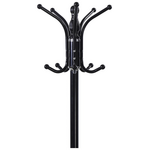 Καλόγερος Mendora Pakoworld Μέταλλο σε Μαύρη Απόχρωση 40x40x180εκ