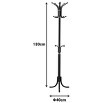 Καλόγερος Mendora Pakoworld Μέταλλο σε Λευκή Απόχρωση 40x40x180εκ