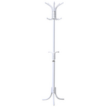 Καλόγερος Mendora Pakoworld Μέταλλο σε Λευκή Απόχρωση 40x40x180εκ