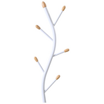 Καλόγερος Portu Pakoworld Μέταλλο σε Λευκή-Φυσική Απόχρωση Φ30x170εκ