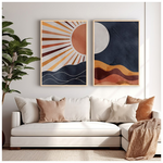 Πίνακας Pequa Pakoworld Δίπτυχος με Ψηφιακή Εκτύπωση και Πλαίσιο 33x1.5x48εκ