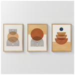 Πίνακας Mireta Pakoworld Τρίπτυχος με Ψηφιακή Εκτύπωση και Πλαίσιο 33x1.5x48εκ