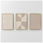 Πίνακας Zenzia  Pakoworld Τρίπτυχος με Ψηφιακή Εκτύπωση και Πλαίσιο 33x1.5x48εκ