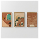 Πίνακας Affera Pakoworld Τρίπτυχος με Ψηφιακή Εκτύπωση και Πλαίσιο 33x1.5x48εκ