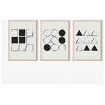 Πίνακας Ellene  Pakoworld Τρίπτυχος με Ψηφιακή Εκτύπωση και Πλαίσιο 33x1.5x48εκ