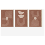 Πίνακας Banba  Pakoworld Τρίπτυχος με Ψηφιακή Εκτύπωση και Πλαίσιο 33x1.5x48εκ