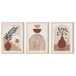 Πίνακας Rendala  Pakoworld Τρίπτυχος με Ψηφιακή Εκτύπωση και Πλαίσιο 33x1.5x48εκ