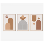 Πίνακας Jackalon  Pakoworld Τρίπτυχος με Ψηφιακή Εκτύπωση και Πλαίσιο 33x1.5x48εκ