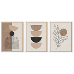 Πίνακας Voida Pakoworld Τρίπτυχος με Ψηφιακή Εκτύπωση και Πλαίσιο 33x1.5x48εκ