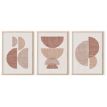 Πίνακας Peria  Pakoworld Τρίπτυχος με Ψηφιακή Εκτύπωση και Πλαίσιο 33x1.5x48εκ