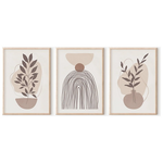 Πίνακας Frendy  Pakoworld Τρίπτυχος με Ψηφιακή Εκτύπωση και Πλαίσιο 33x1.5x48εκ