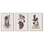 Πίνακας Stenfy Pakoworld Τρίπτυχος με Ψηφιακή Εκτύπωση και Πλαίσιο 33x1.5x48εκ