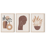 Πίνακας Bemel Pakoworld Τρίπτυχος με Ψηφιακή Εκτύπωση και Πλαίσιο 33x1.5x48εκ