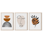 Πίνακας Dremfia  Pakoworld Τρίπτυχος με Ψηφιακή Εκτύπωση και Πλαίσιο 33x1.5x48εκ