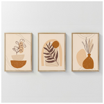 Πίνακας Zephy Pakoworld Τρίπτυχος με Ψηφιακή Εκτύπωση και Πλαίσιο 33x1.5x48εκ