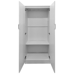 Ντουλάπα Δίφυλλη Lego Pakoworld σε Λευκή Απόχρωση 80x42x180εκ