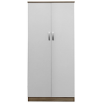 Ντουλάπα Δίφυλλη Lego Pakoworld σε Sonoma-Λευκή Απόχρωση 80x42x180εκ