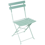 Τραπεζαρία Bistro Pakoworld σετ 3τεμ Μεταλλική Αναδιπλούμενη σε Μέντα Απόχρωση Φ60x71εκ