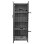 Ντουλάπα Δίφυλλη Lego Pakoworld σε Sonoma Απόχρωση 60x42x180εκ