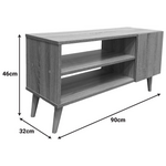 Έπιπλο Τηλεόρασης Orianne Pakoworld σε Sonoma Απόχρωση 90x32x46εκ