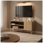 Έπιπλο Τηλεόρασης Orianne Pakoworld σε Sonoma Απόχρωση 90x32x46εκ