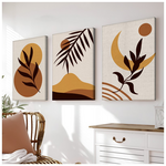 Πίνακας σε Καμβά Decon Pakoworld Τρίπτυχος με Ψηφιακή Εκτύπωση και Πλαίσιο 50x2x70εκ