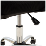 Καρέκλα Γραφείου Berto ii Pakoworld με Ανάκλιση Ύφασμα Mesh σε Μπλε-Μαύρη Απόχρωση και Βάση Χρωμίου 60x48x85-95εκ