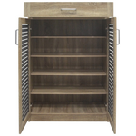 Παπουτσοθήκη-Ντουλάπι Sante Pakoworld 20 Ζεύγων σε Sonoma-Ανθρακί Απόχρωση 80x37x123εκ